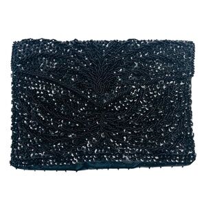 RICHERE BAG by Walborg Vintage Beaded Evening Clutch made in Hong Kong